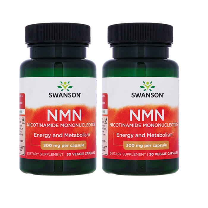 NMN ニコチンアミドモノヌクレオチド 300mg 30錠 2本 Swanson NMN エヌエムエヌ スワンソン 海外直送 日時指定不可 国際郵便書留発送