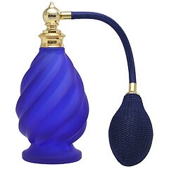 ヒロセ アトマイザー クリスタル アトマイザー ドイツ製 クリスタル 香水瓶 653617 （クリスタルブルー） 78ml