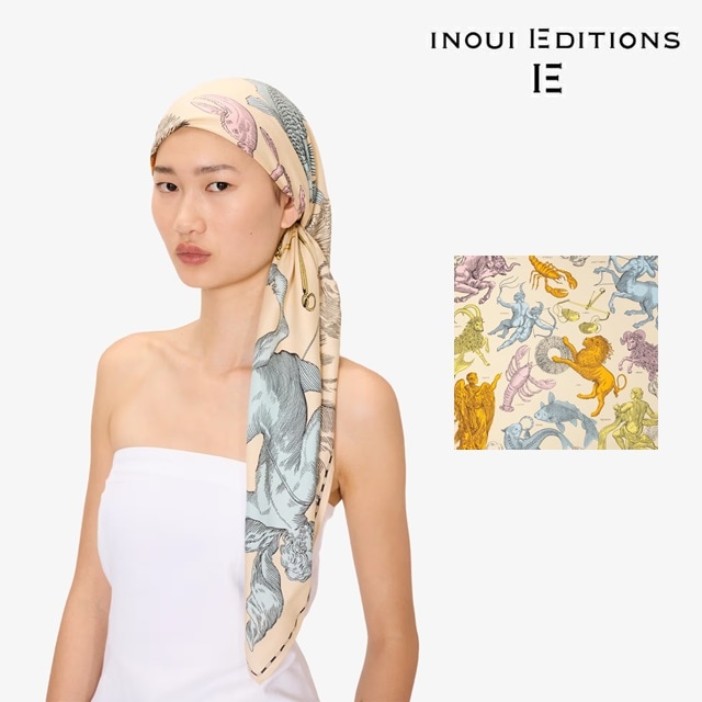 INOUI EDITIONS イヌイエディションズ シルク ストール REVERIE スカーフ COTTON inouitoosh イヌイトゥーシュ 春夏 2025SS プレゼント ギフト 母の日 C