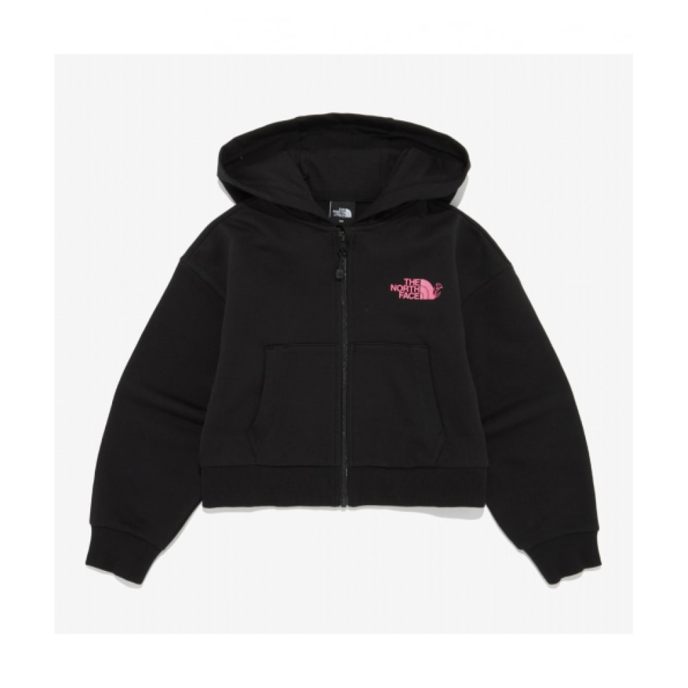 ザ・ノース・フェイスキッズガールズ N グルーヴジップアップジャケット NJ5JR03S_BLK