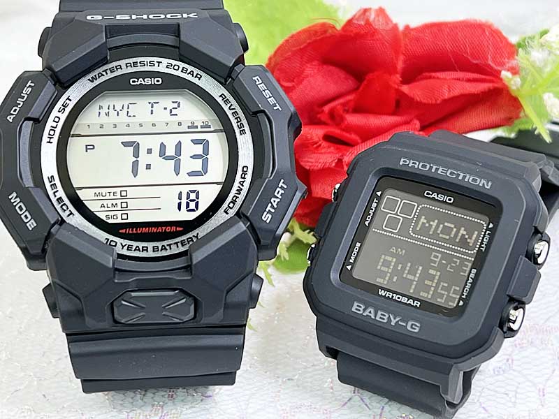 恋人たちのGショック ペアウオッチ G-SHOCK BABY-G ペア腕時計 カシオ 2本セット GD-010-1JFBGD-10-1JF　デジタル 　 プレゼント 誕生日 御祝い 人気 16,792円