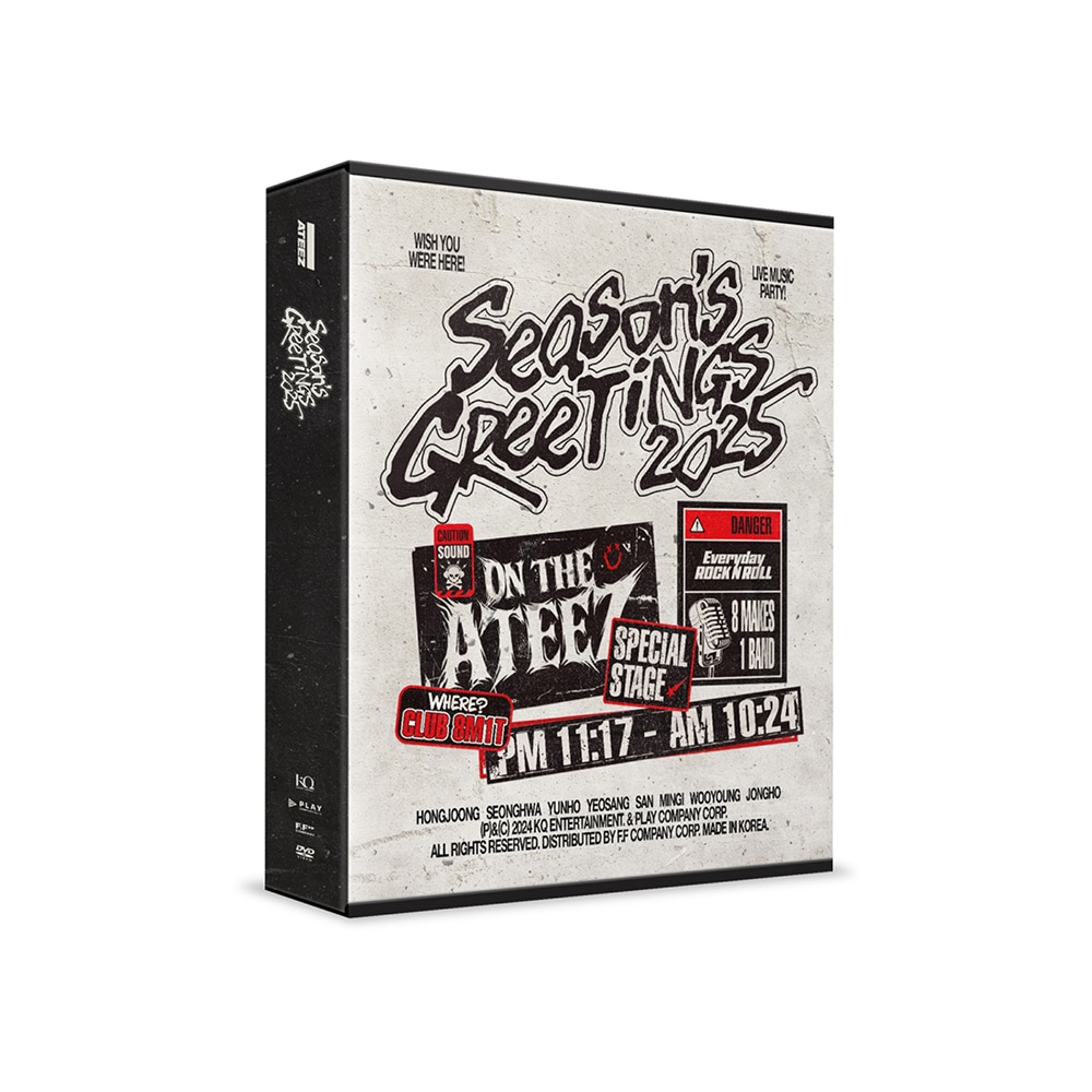 ATEEZ - 2024 SEASONS GREETINGS エイティーズ 2025 シーグリ 韓国版 輸入品 ホンジュン ソンファ ユンホ ヨサン サン ミンギ ウヨン ジョンホ