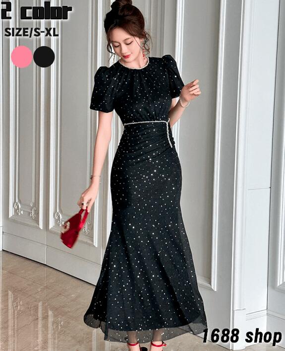 厳選素材2025　フレアワンピース ロングワンピース　半袖　姫系ワンピース　シフォン　ワンピース インポート ひざ丈 ミドル丈 エレガント　アシンメトリー 花柄 パーティドレス お嬢様 セクシー ミニ