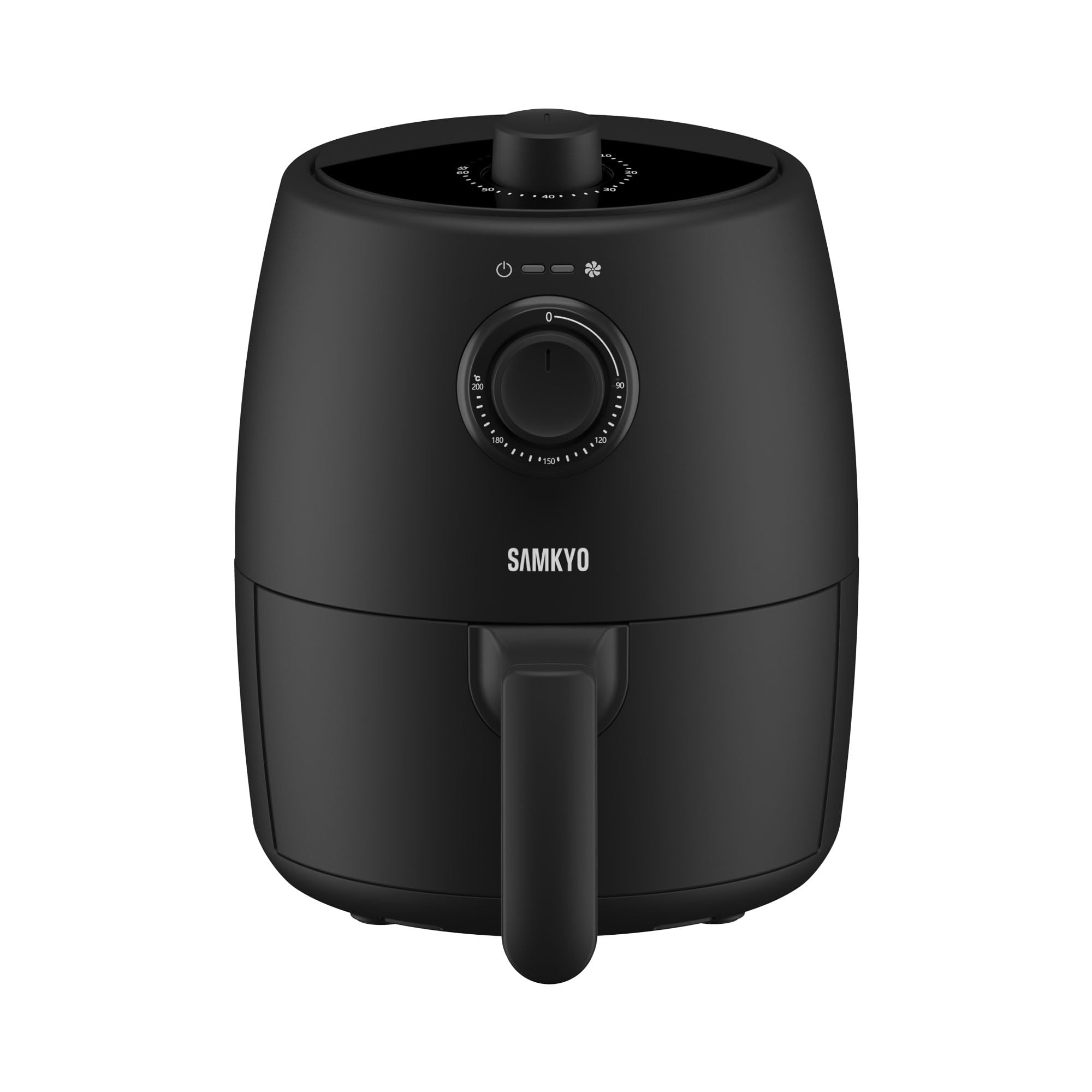 ノンフライヤー エアフライヤー 一人暮らし 1~2人用 2L コンパクト ノンフライヤー機 油なし ヘルシー フライヤー SAMKYO F20 ブラック