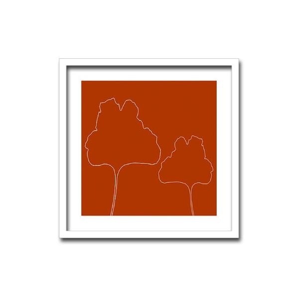 ファブリックパネル アートフレーム おしゃれ モダンアート 絵画 壁掛け ウォールデコレーション POLLA Davide Feuilles,2009 550x550mm