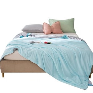 [最安値挑戦]！掛け布団 抗菌加工 冷房対策 洗える 軽量 夏布団 ひんやり 接触冷感 ダブル シングル 夏用肌掛け布団