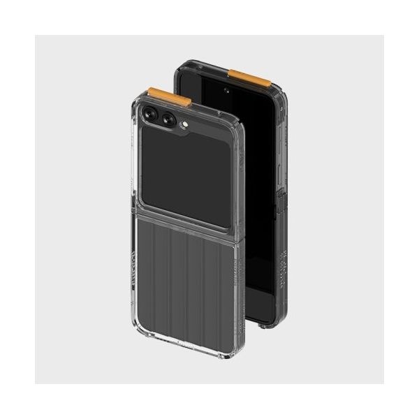 SLBS STAYタグフラットケースブラックGalaxy Z Flip5