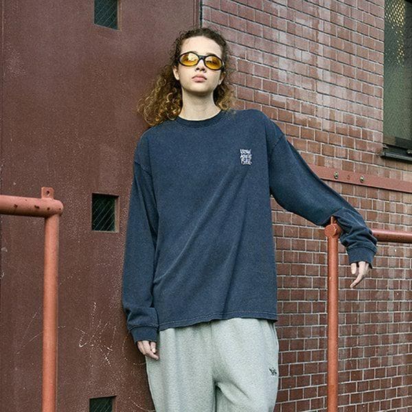 アーバンアーカイブ刺繍長袖TシャツFLT717 / 3color W