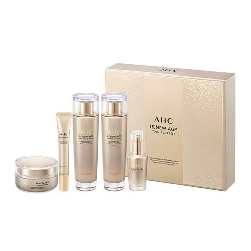 【正規品】 レニューエイジ トータル トナー 130ml + エマルジョン 130ml + アンプル 30ml + クリーム50ml + アイクリーム 20ml