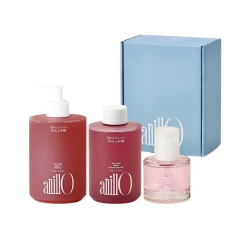 [25SS/New]ロジナイト リペア 3点セット(シャンプー450ml+アンプルトリートメント200ml+エッセンス50ml)