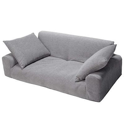 低反発2人掛けローソファー ルシオ 71500013-GR グレー マストバイ