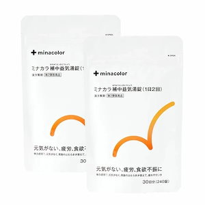 ミナカラ補中益気湯錠 240錠 2個セット 1日2回 漢方薬 市販薬 第2類医薬品