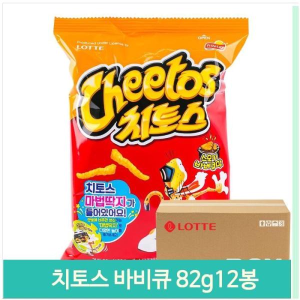 大容量 お菓子 チトス バーベキュー 82g 12袋 買い食い デザート