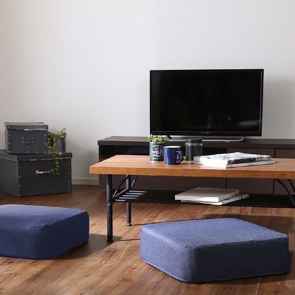 しっとり沈むカバーリング低反発クッション 洗濯可能なクッションカバー 角型