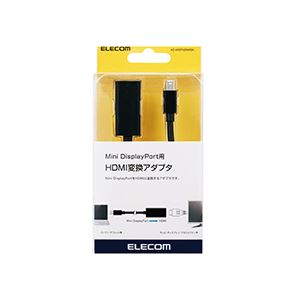 （まとめ）エレコムminiDisplayPort変換アダプタ miniDisplayPortオス-HDMIメス ブラック AD-MDPHDMIBK1個(×2セット) 7,736円