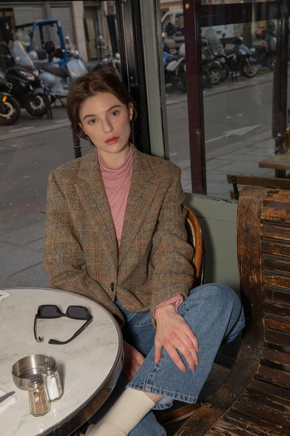 [HARRIS TWEED] SIGNATURE CLASSIC JACKET 0013 BG