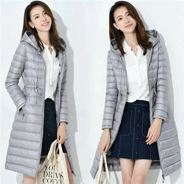 ダウンコート レディース ロング 大きいサイズ きれいめ 軽量 撥水 ネイビー 50代 ロング ダウンコート 防寒 ダウン ジャケット アウター ダウン ロング 暖かい 薄手 防寒 軽量 黒 ブラック