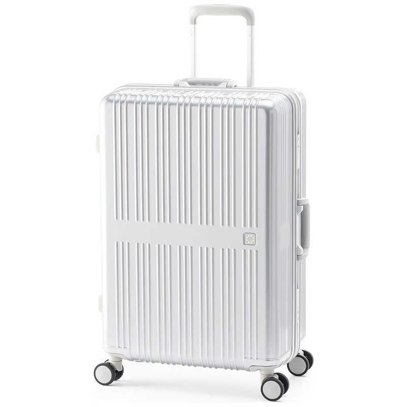 A.L.I　ハードキャリー Dream Light フレームタイプ クロームシルバー [TSAロック搭載 /64L /3泊～5泊] 超軽量 再生PET生地 極静音キャスター　ALI-099-24