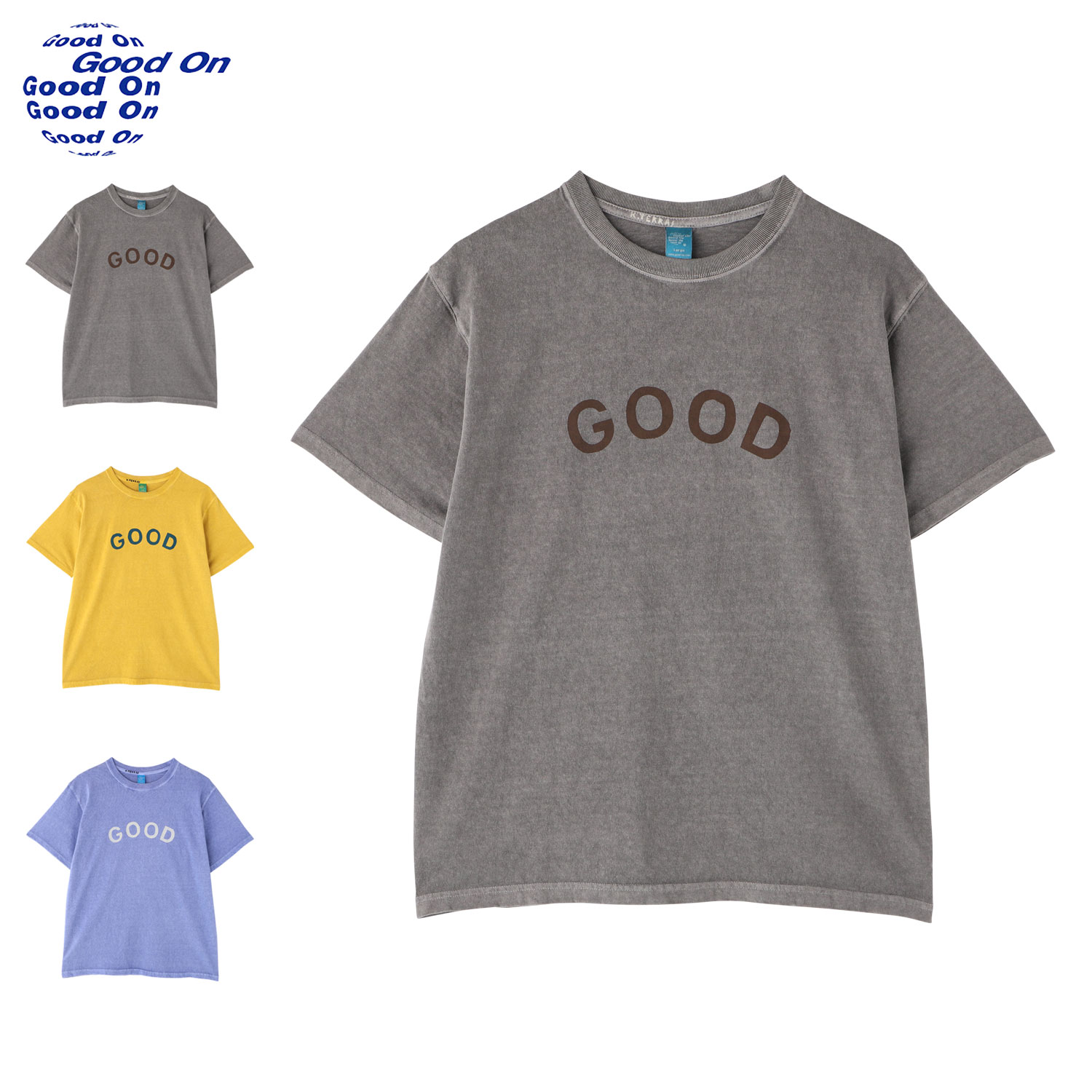 Tシャツ 半袖 メンズ 綿 100% グレー イエロー ブルー KTER2501 6,149円