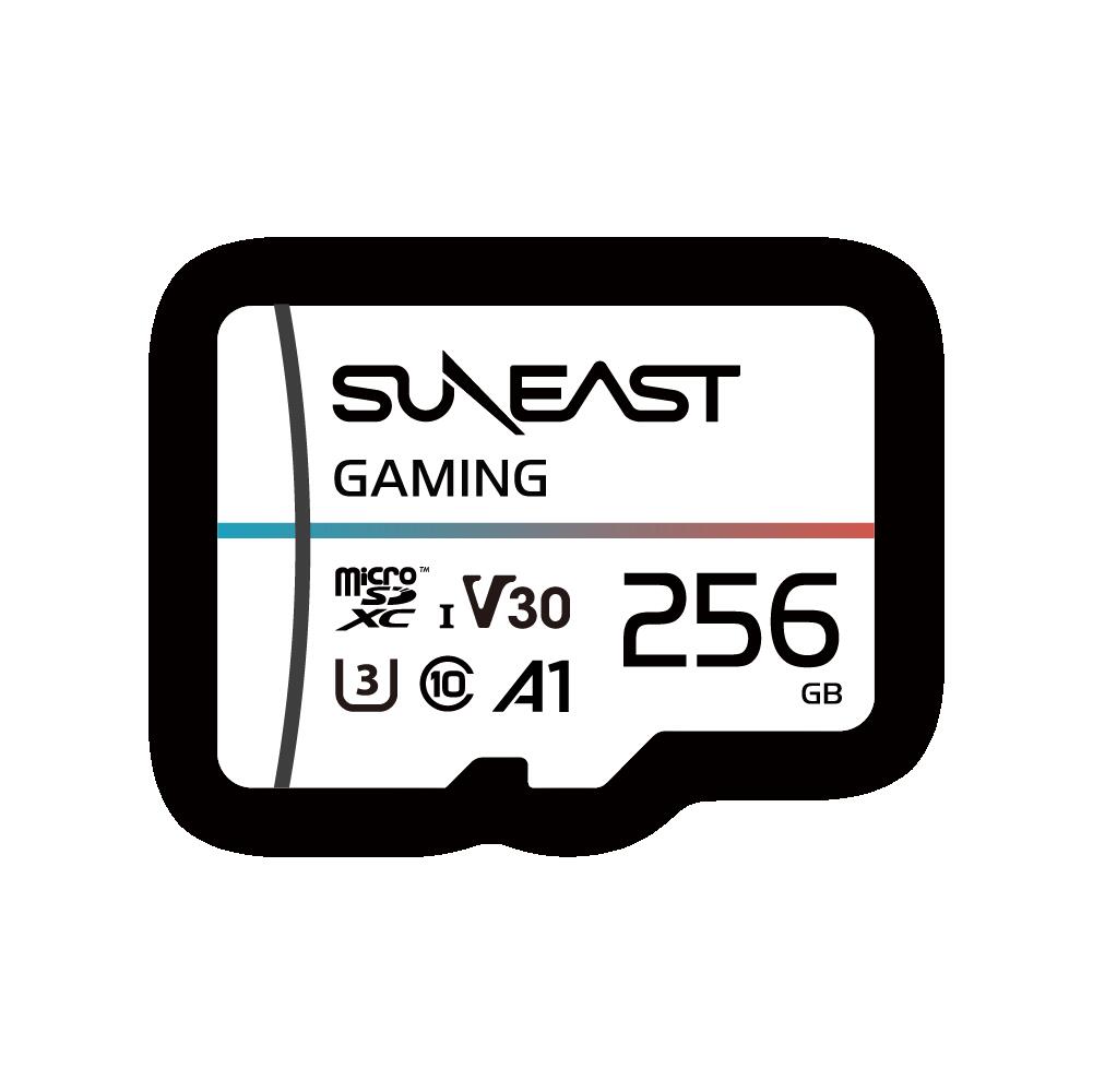 【ネコポス便配送商品】サンイースト(SUNEAST) ゲーミング microSDXC 256GB SE-MSDU1256DGM