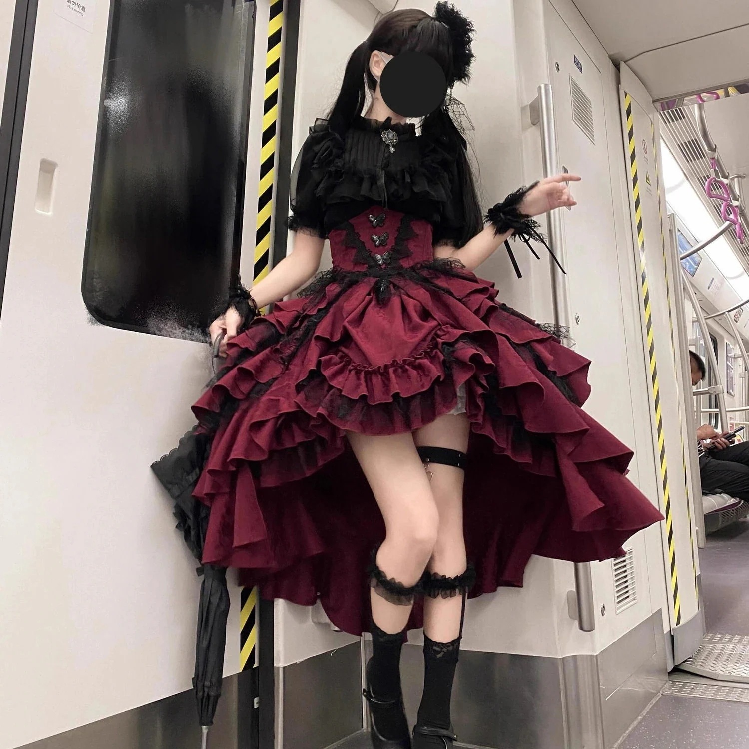[コスプレ] ロリータ ハロウィン クリスマス コスウエスト ダークゴシック スーツ 女性 コスチューム