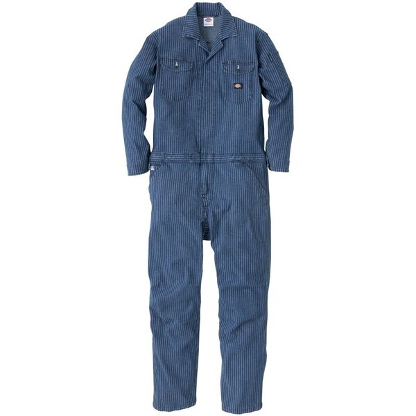 D696 ライトIND XL ライトインディゴ ストレッチウォバッシュツナギ