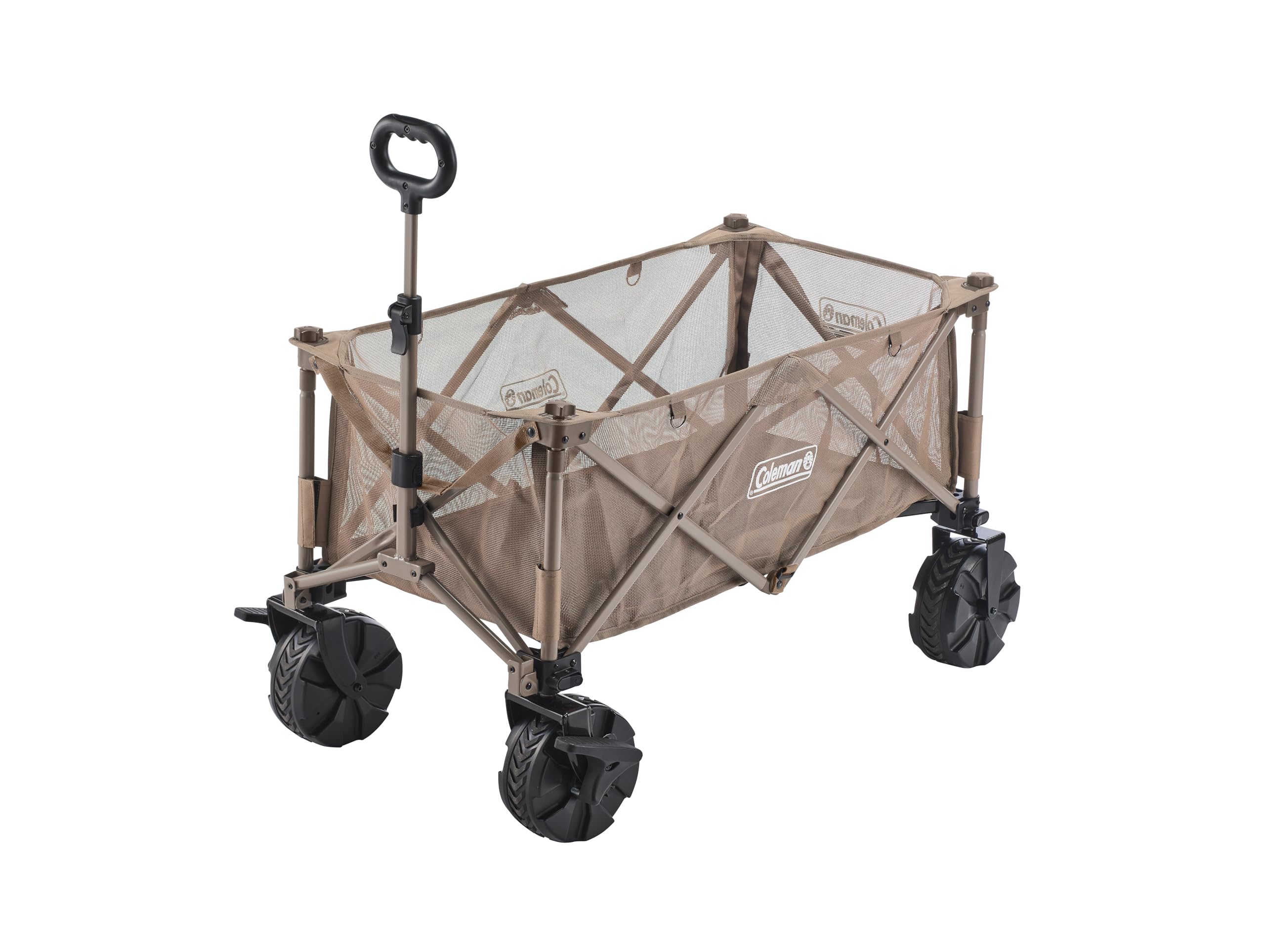 Coleman(コールマン) アウトドアワゴンマックス キャリーワゴン 耐荷重100kg 折りたたみ式 自立式収納 キャンプ 部活 合宿 運動会 BBQ フェス