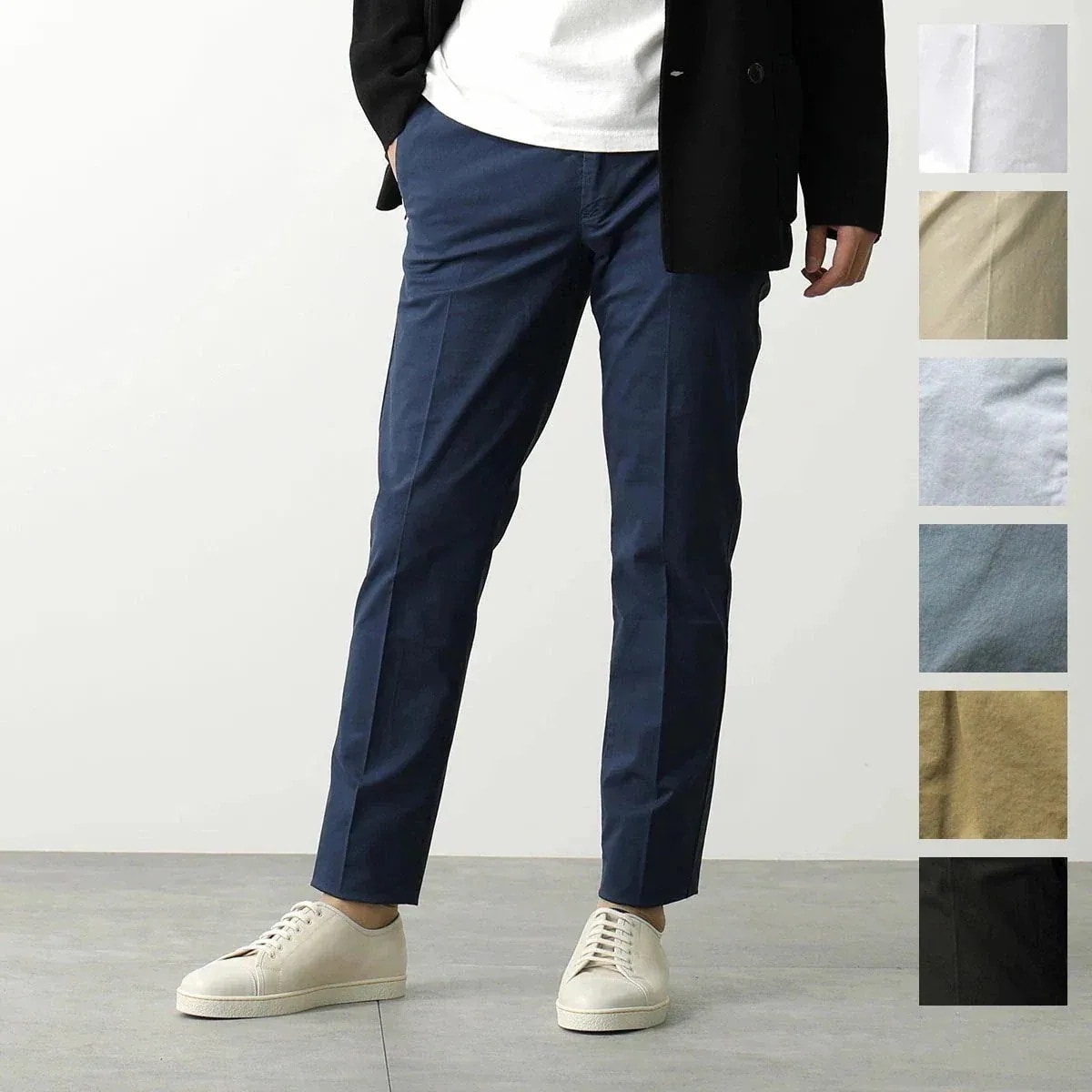 PT TORINO ピーティートリノ スラックス COKTZEZ00CL1 NU35 メンズ ノープリーツ スキニーフィット ストレッチ パンツ カラー9色