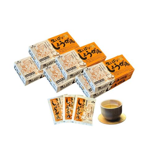 自然王国 生しぼりしょうが湯 18G×20袋 お得な6個セット