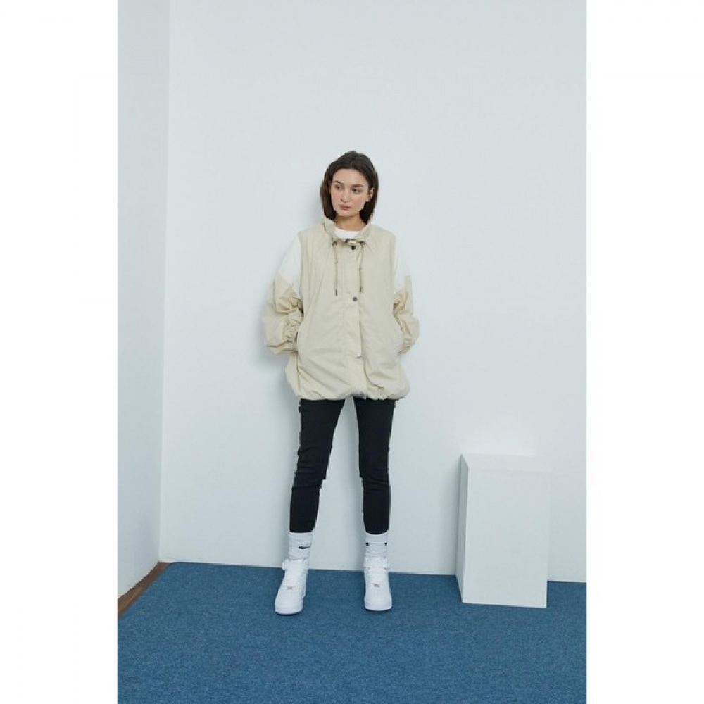 ピーター・ジェンソン 大人ルーズフィット化繊薄手ジャンパー トルアウター