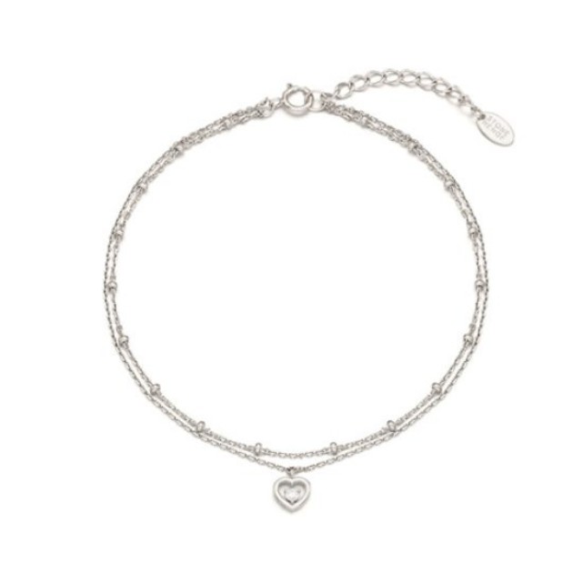 シルバー ハート アンクレット SC1769