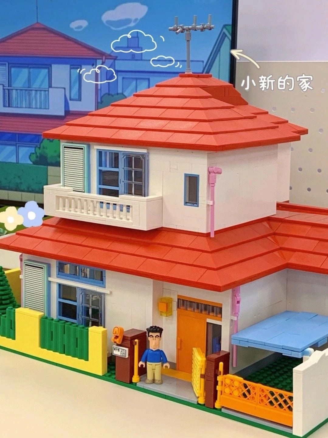 ドラえもん ブロックレゴ 韓国 新品[正規品]オックスフォード 野原家 しんちゃんの家 youtube即納 クレヨンしんちゃん のび太の家ブロックブロック