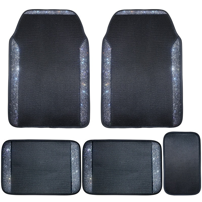 三次元ダイヤモンドノンスリップカーフロアマットカーユニバーサル速乾カーペットフロアマットお手入れ簡単ダイヤモンドスタッズ外国風カーデコレーションインボイスプラス税金ポイント詳細についてはカスタマーサ