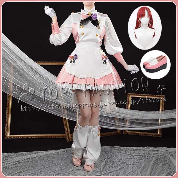 2026人気販売!バーチャル YouTuber Vtuber Speciale 早乙女ベリー コスプレ 衣装 ウィッグ 靴 ハロウィン 変装 仮装 コスチューム アニメ cosplay