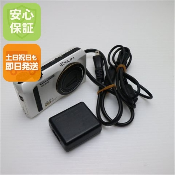 超美品 EX-ZR300 ホワイト デジカメ CASIO 123 10,500円