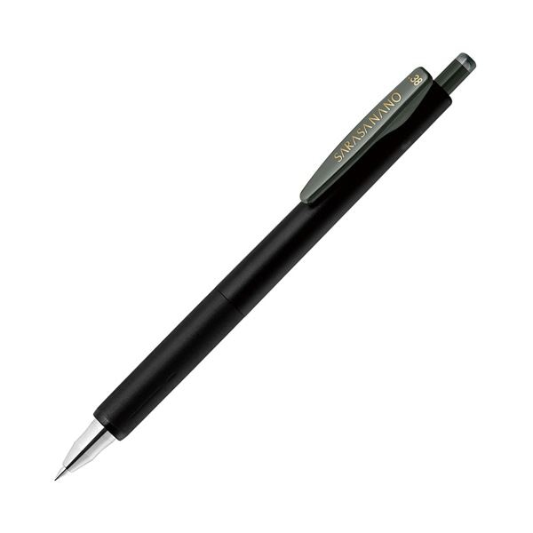 （まとめ） ゼブラジェルボールペン サラサナノ 0.38mm セピアブラック JJX72-VSB-N 1セット（10本） (×3セット)