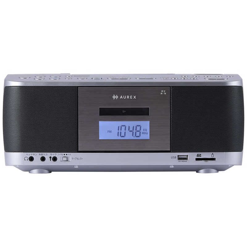 東芝　TOSHIBA　CDラジカセ ［ワイドFM対応 / Bluetooth対応 / CDラジカセ］ シルバー　AX-KCR70-S