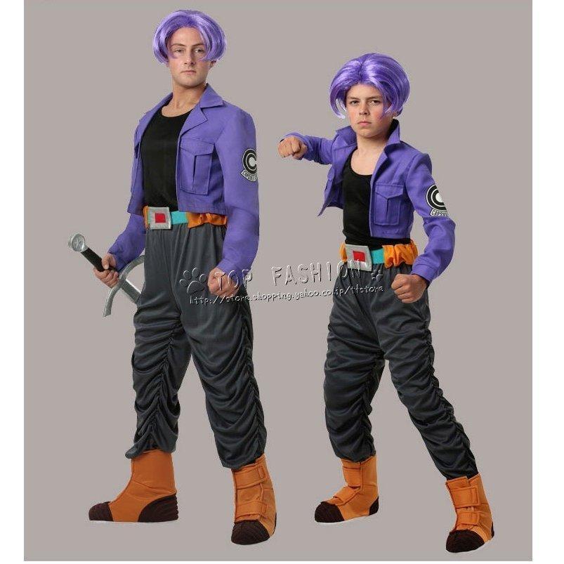 【2026新作-647】短納期ドラゴンボール トランクス コスプレ 衣装ウィッグ 子供用大人用サイズ コスチューム 変装 cosplay ハロウィンイベント仮装 衣装 クリスマス演出服