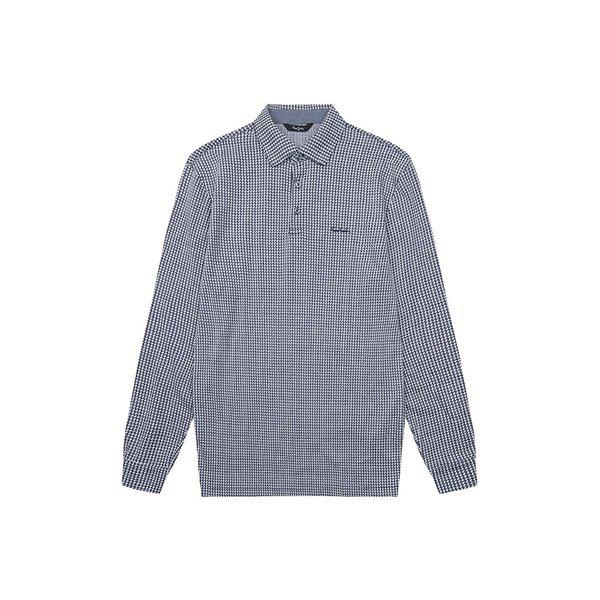 ハウンドトゥース柄襟付きTシャツ PMTS1403