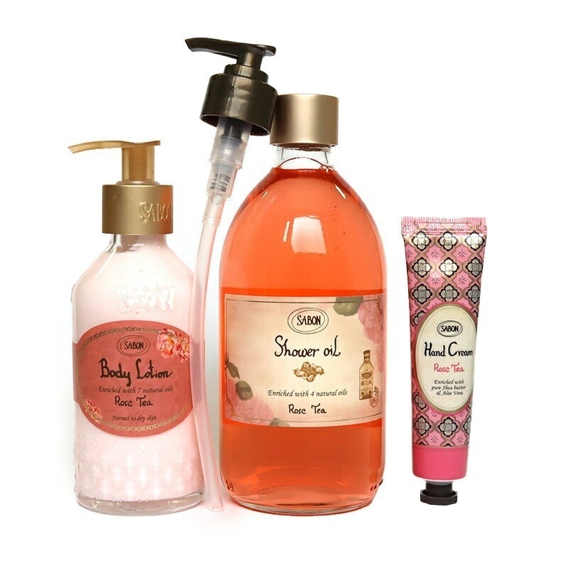 ローズティー ハンド+ボディR+シャワー 3点セット