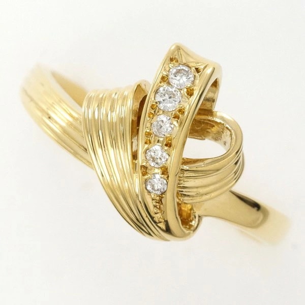 K18 18金 YG リング 指輪 11.5号 ダイヤ 0.05 ジュエリー 中古 36,296円