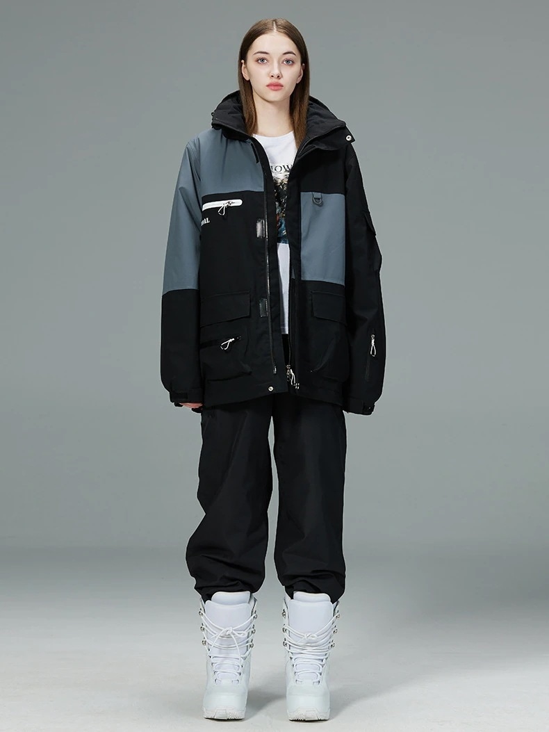 上下セット スノーボードウェア 韓国ファッション スポーツシリーズ スノーボードウェア