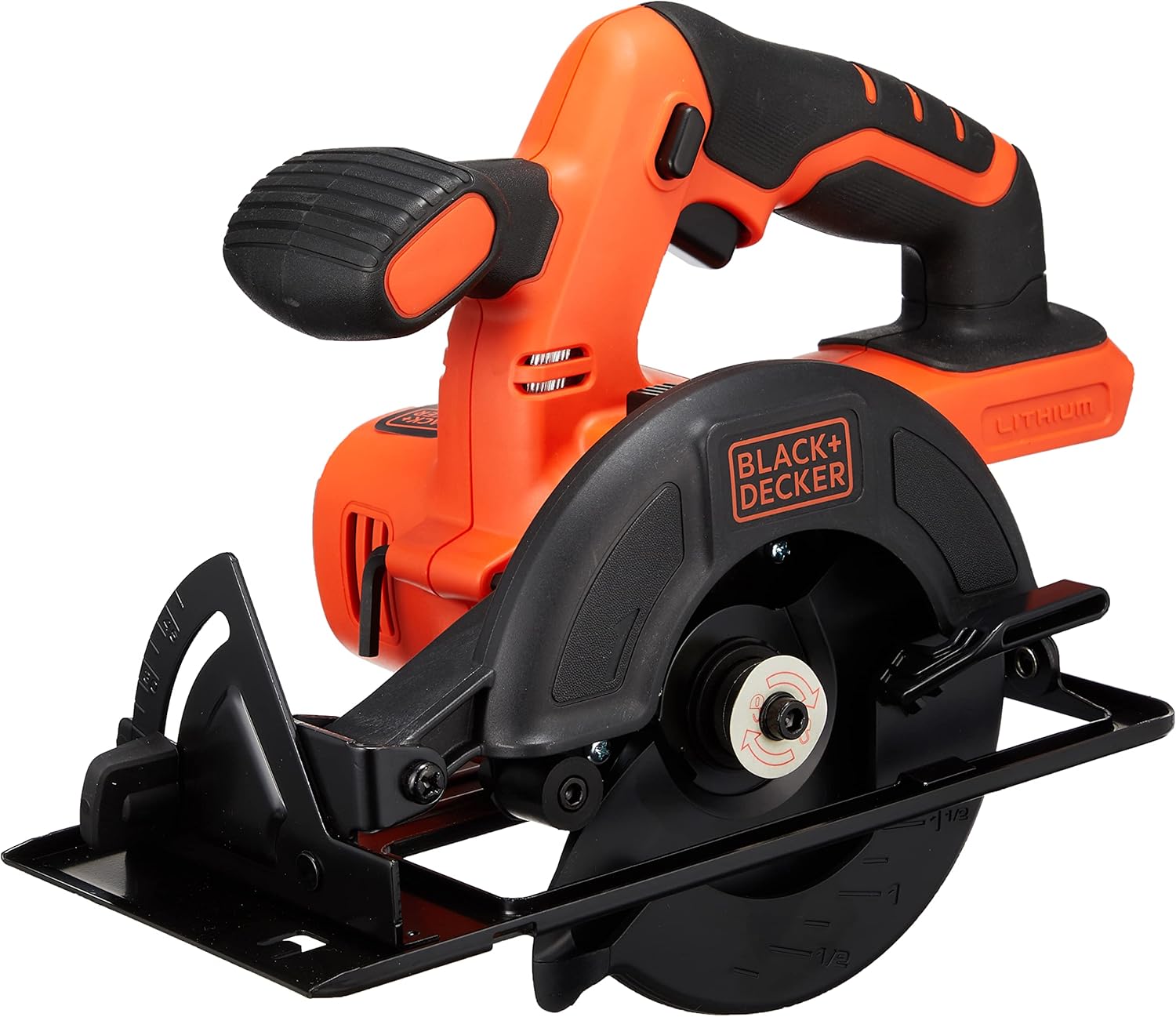 ブラックアンドデッカー(BLACK+DECKER) コードレス 丸ノコ 本体のみ DIY 電動工具 切断工具 切り込み 深さ 切断角度 調節 18V BDCCS18B
