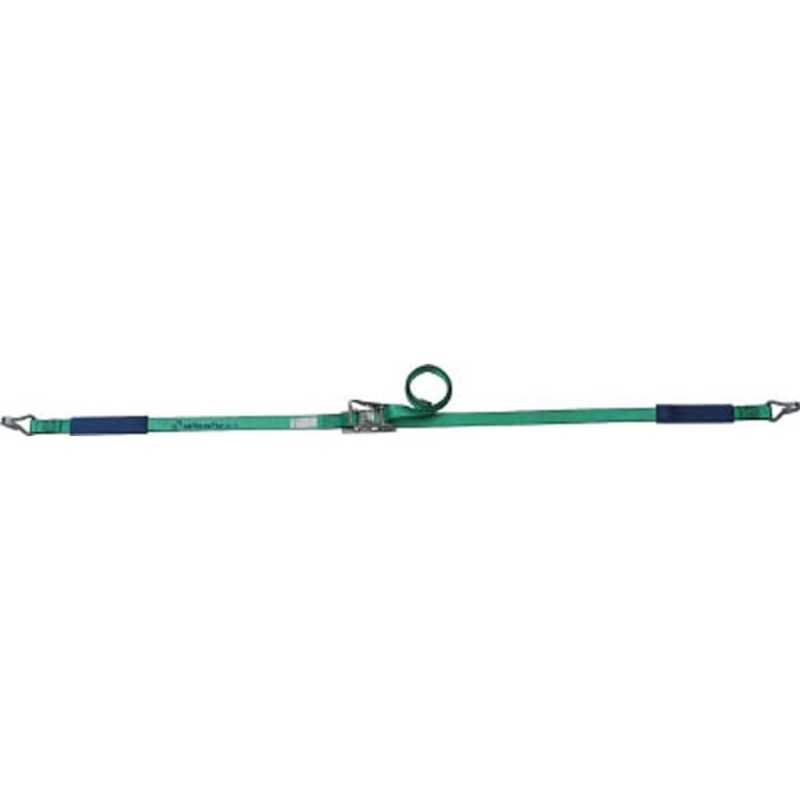 オールセーフ　ベルト荷締機 ラチェット式ナローフック仕様(中荷重)　R3N1×4.5