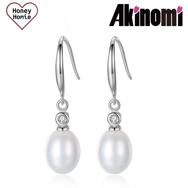 レディース ピアス 天然淡水真珠 淡水パール 一粒 揺れる ゆらゆら シルバー925 ジルコニア ダイヤ おしゃれ 結婚式 誕生日 結婚 母の日 プレゼント