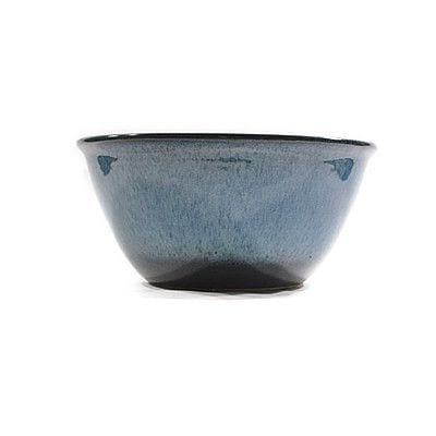 高品質 水鉢 花器 水ばん 水盤 水辺 10号サイズ【自然 めだか鉢ブルー