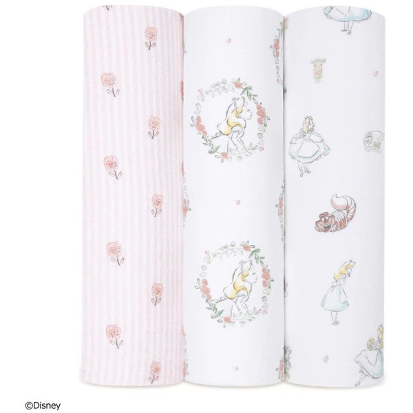 おくるみ スワドル アリスインワンダーランド 3枚入 SWADABDASWC30011DI 4,777円