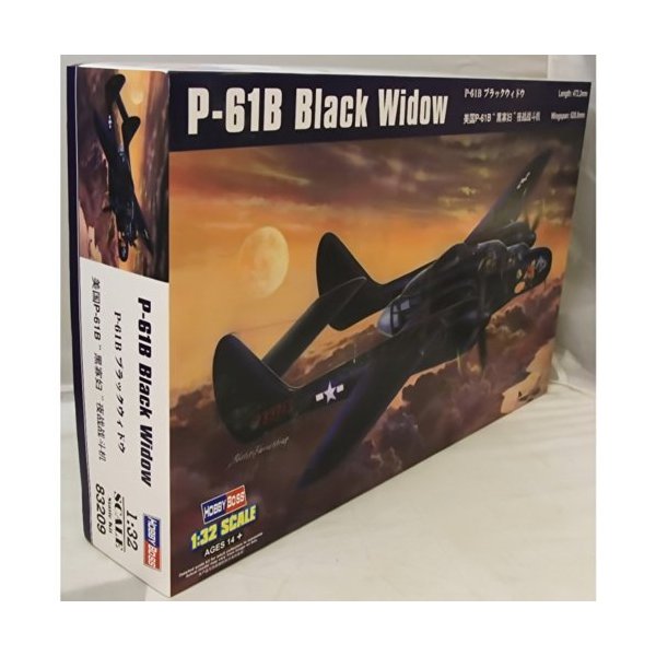Hobbyboss 1:32 Scale P-61B Black Widow Model Kit (Grey) 並行輸入品
