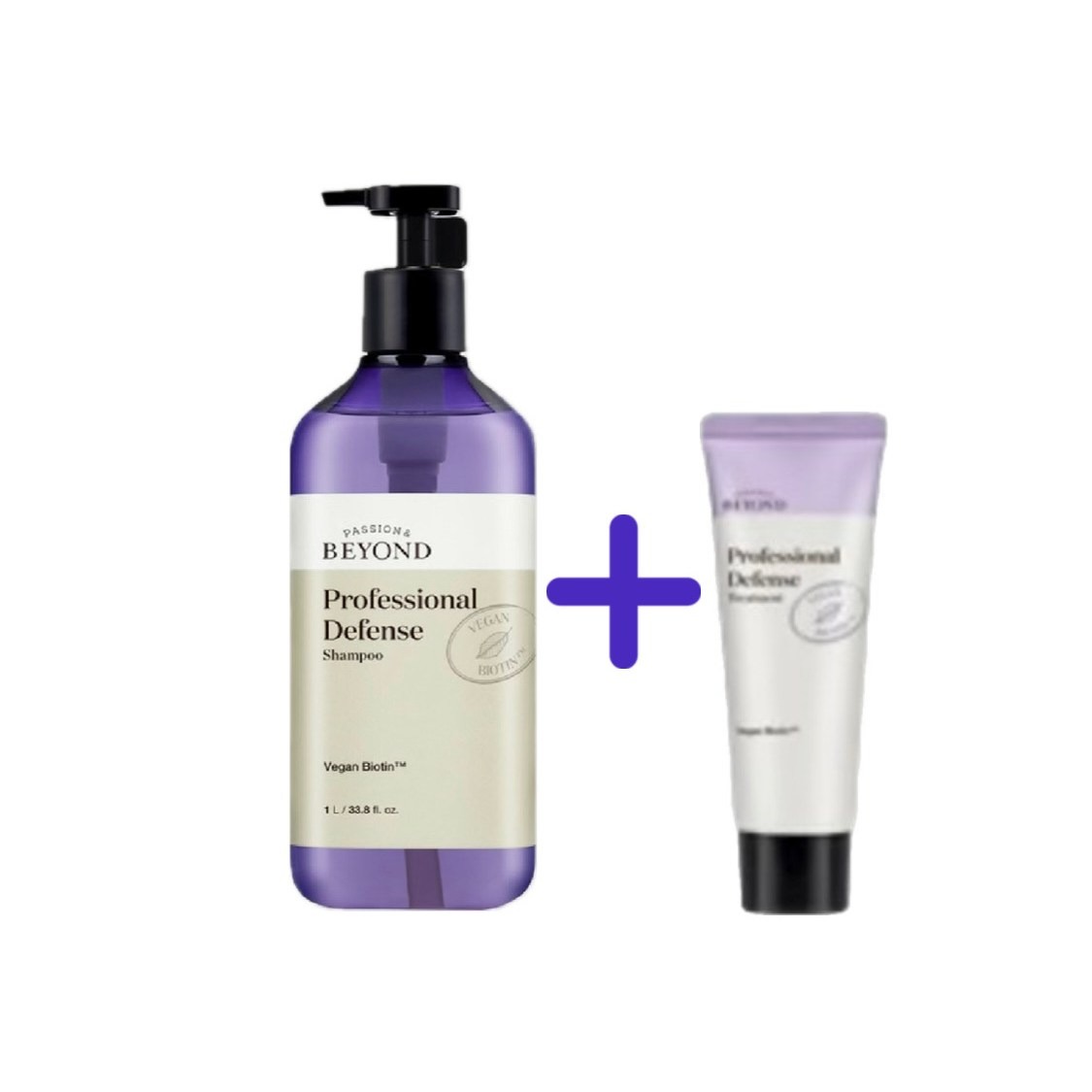 プロフェッショナルディフェンス大容量脱毛症状緩和機能性シャンプー+トリートメント100ml贈呈