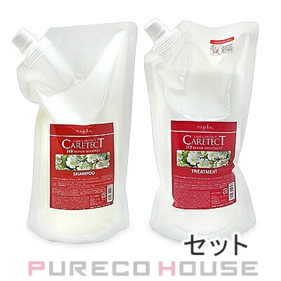 ナプラ ケアテクトHB リペアシャンプー (ダメージケアタイプ) (レフィル) 1200ml + リペアトリートメント (ダメージケアタイプ) (レフィル) 1200g 【セット】